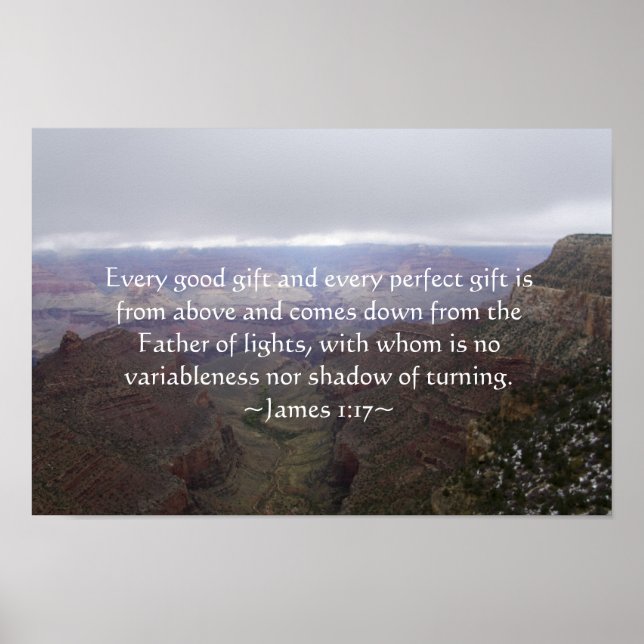 James 1:17 Poster (Vorne)