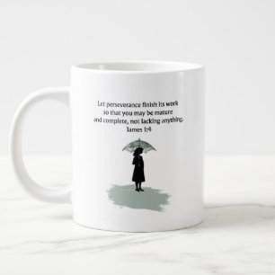 James 1:4 Bibelvers Christlicher Becher Jumbo-Tasse