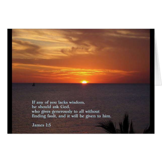 James 1:5 Sunset (Vorderseite (Horizontal))