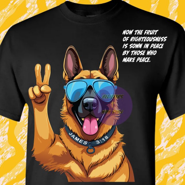 James 3:18 Bibelschrift - Christlich T-Shirt (Von Creator hochgeladen)