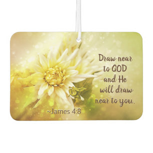 James 4:8 Zeichnete nahe an Gott, Er wird in deine Autolufterfrischer