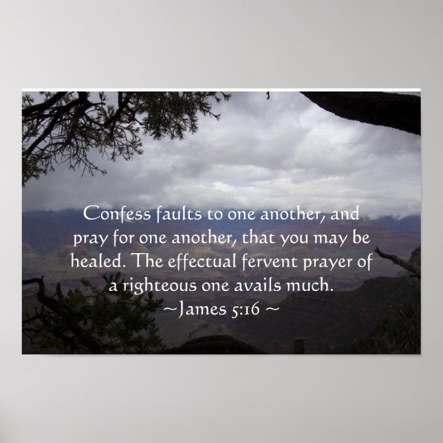 James 5:16 Poster (Vorne)