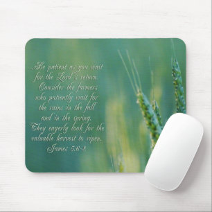 James 5:6-8 Beharrlichkeit Inspiration Mousepad