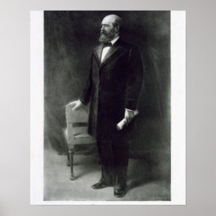 James A. Garfield, 20. Präsident des vereinigten Poster