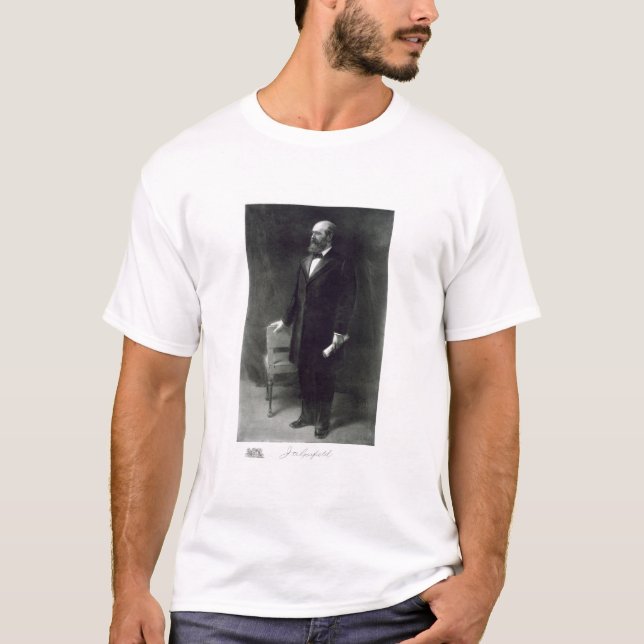James A. Garfield, 20. Präsident des vereinigten T-Shirt (Vorderseite)