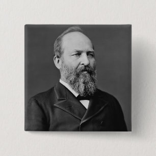 James A. Garfield Button