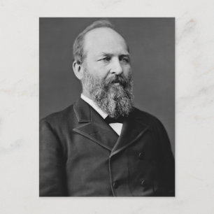 James A. Garfield Postkarte