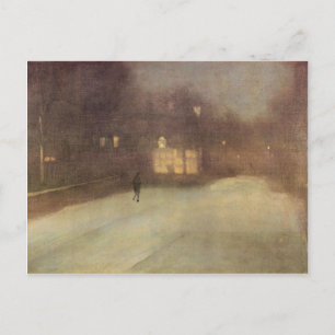 James Abbot McNeill Whistler - Nocturne in grau un Postkarte