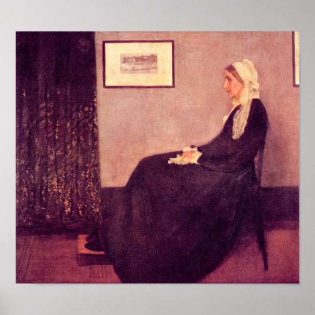James Abbot McNeill Whistler - Whistlers Mutter Poster (Vorne)