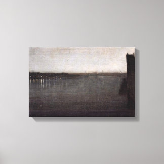 James Abbott McNeill Whistler - Nocturne in Grau Leinwanddruck