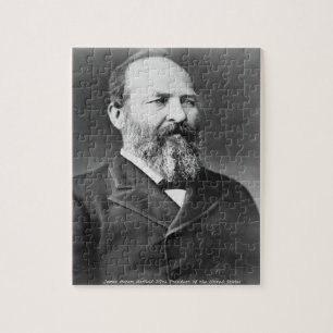 James Abraham Garfield 20. Präsident von Amerika. Puzzle
