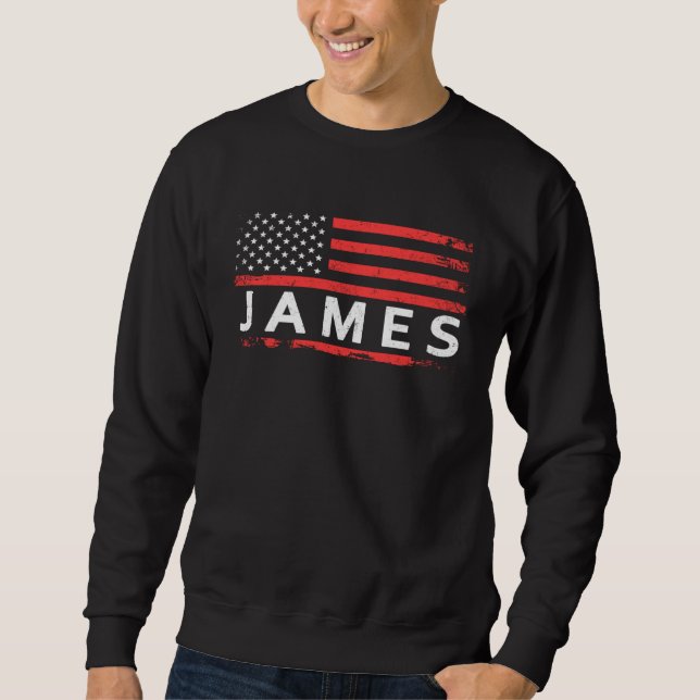JAMES AMERICAN FLAG  FOR JAMES SWEATSHIRT (Vorderseite)