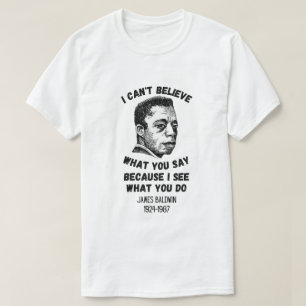 James Baldwin Quotes T-Shirt
