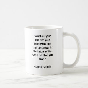 James Baldwin Reader Coffee Tasse