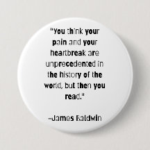 James Baldwin über das Button Zitate