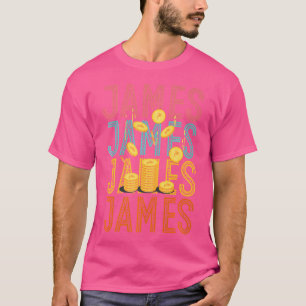James Benutzerdefinierter Münzensammler-Hobbyist T-Shirt