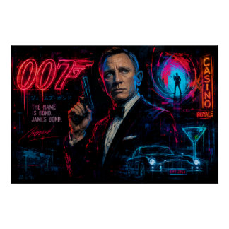 James Bond 007 Agent Poster