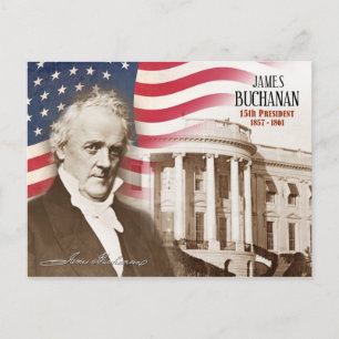 James Buchanan - 15. Präsident der USA Postkarte