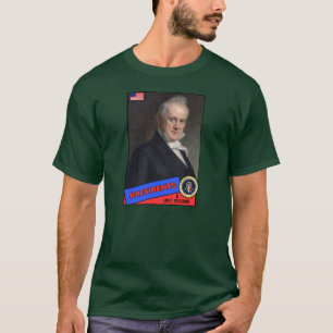 James-Buchanan-Baseballkarte T-Shirt