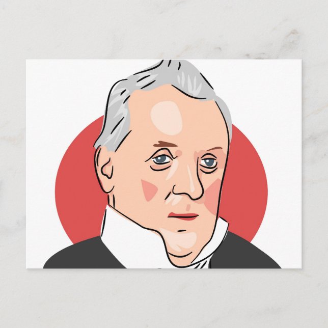 James Buchanan Postkarte (Vorderseite)