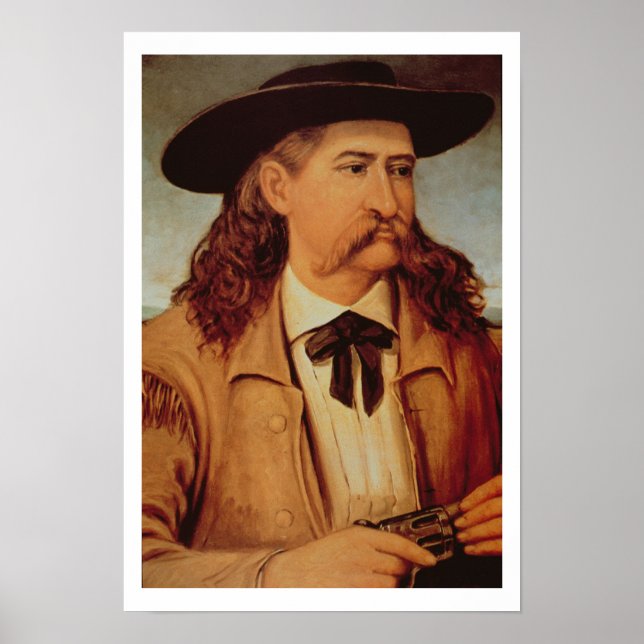 James Butler 'Wild Bill' Hickok (1837-76) 1874 (oi Poster (Vorne)