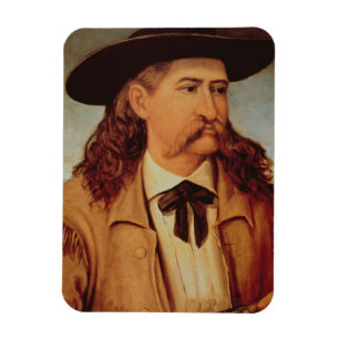 James-Butler "wilder Bill" Hickok (1837-76) 1874 Magnet