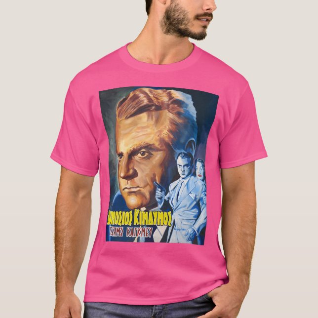 James Cagney Public Enemy Movie Poster T-Shirt (Vorderseite)