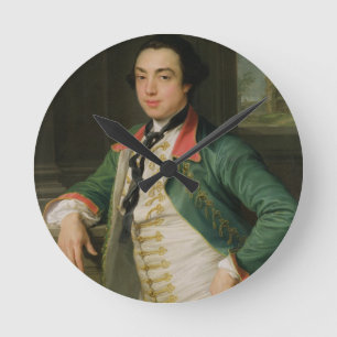 James Caulfield (1728-99), 4. Vicomte Charlemont Runde Wanduhr