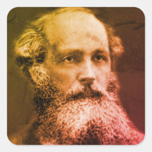 James Clerk Maxwell Quadratischer Aufkleber