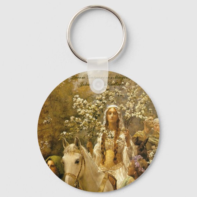 James Collier, 'Queen Guenvers A-maying' Schlüsselanhänger (Vorderseite)