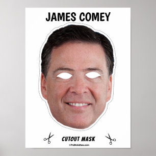 JAMES COMEY Halloween Mask Poster