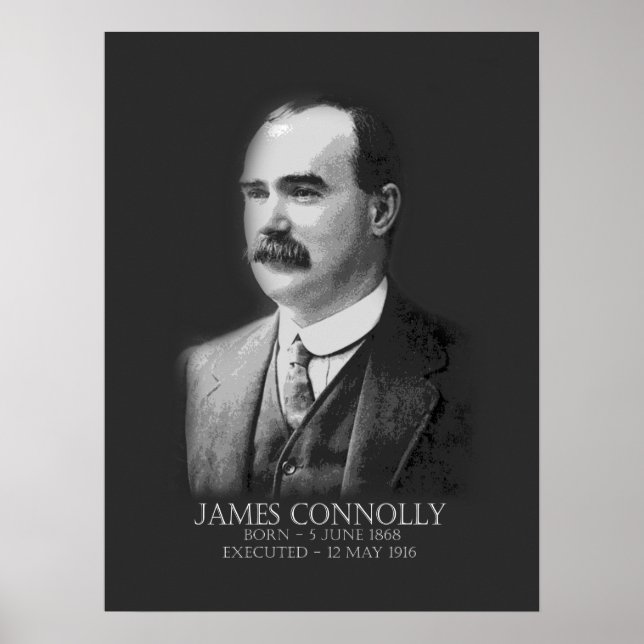 James Connolly Oster 1916 Irischer Republikaner Poster (Vorne)