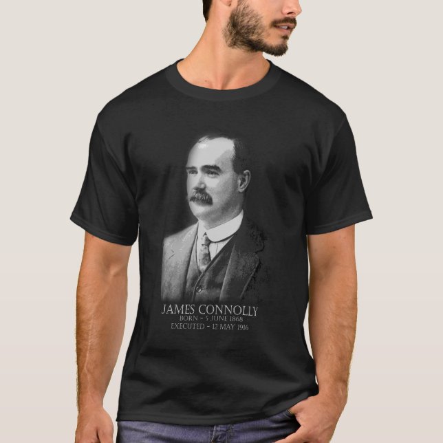 James Connolly Oster 1916 Irischer Republikaner T-Shirt (Vorderseite)