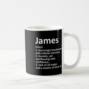 James Definition Personalisiert Name Funny Birthda Kaffeetasse
