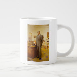 James Earl Carter Painted US-Präsident Portrait Jumbo-Tasse