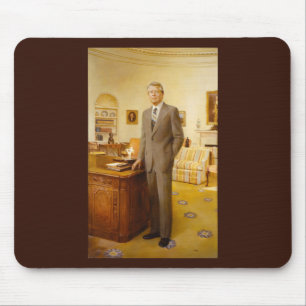 James Earl Carter Painted US-Präsident Portrait Mousepad