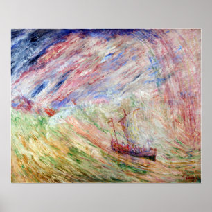 James Ensor Christus beruhigt das Wasser Poster