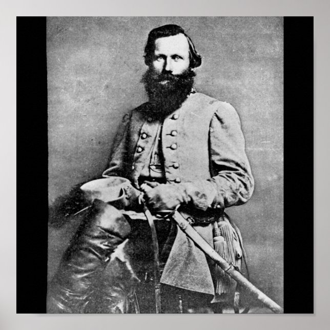 James Ewell Brown Stuart zirka 1833-1864 Poster (Vorne)