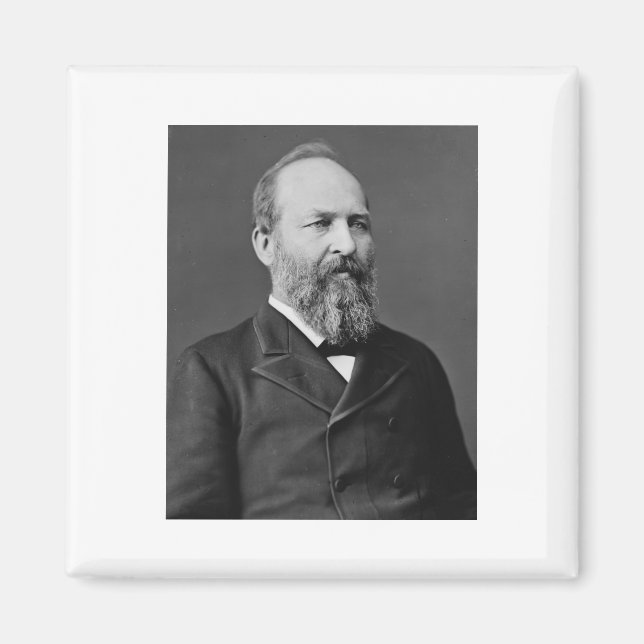 James Garfield 20 Magnet (Vorne)