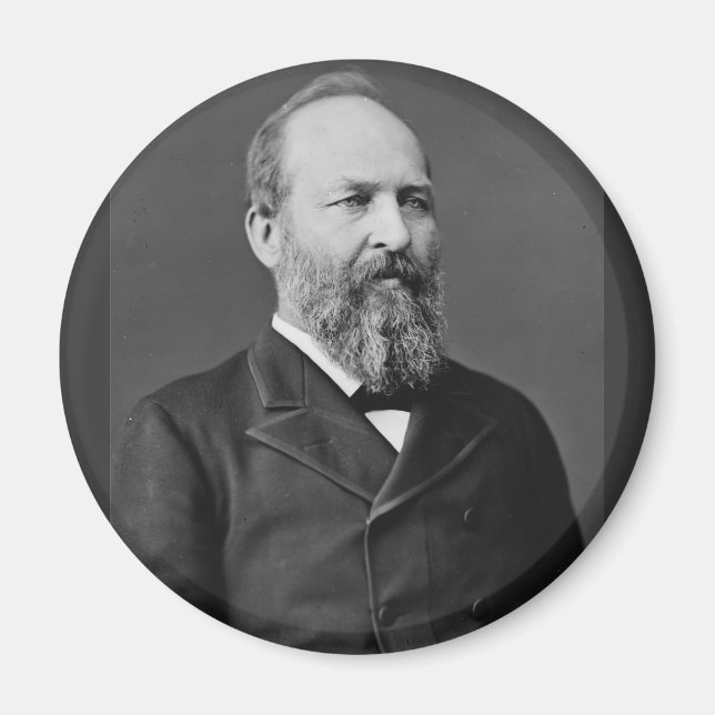 James Garfield 20 Magnet (Vorne)