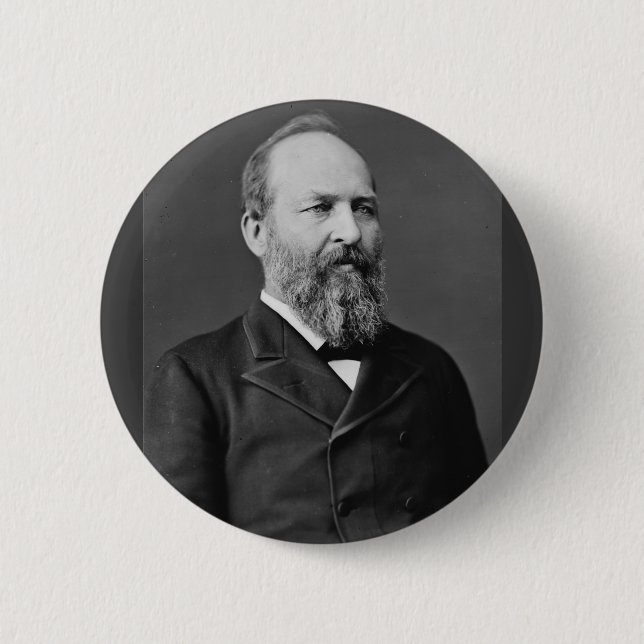 James Garfield 20. Präsident Button (Vorderseite)