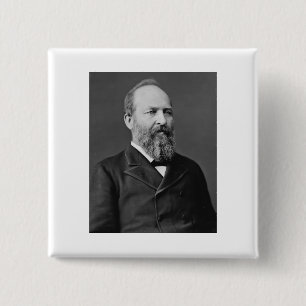 James Garfield 20. Präsident Button