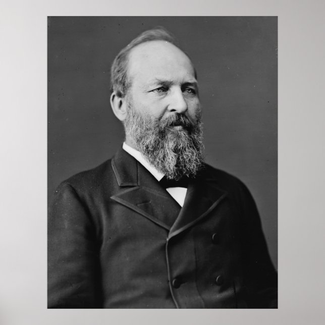 James Garfield 20. Präsident Poster (Vorne)