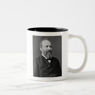 James Garfield 20. Präsident Zweifarbige Tasse