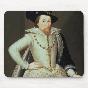 James I, Hälfte-langes Porträt Mousepad