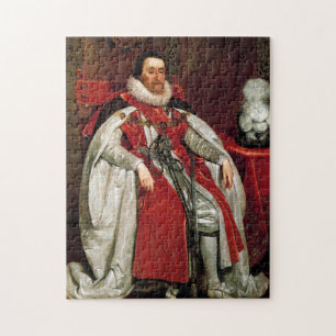 James I von Daniel Mytens Puzzle