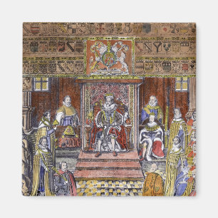 James I von England am Gericht, Magnet