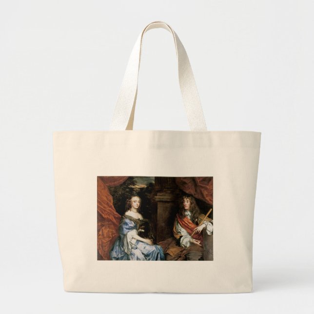 James II. und Anne Hyde von Sir Peter Lely Jumbo Stoffbeutel (Vorne)