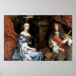 James II. und Anne Hyde von Sir Peter Lely Poster