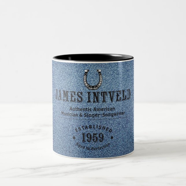 James Intveld Blue Denim Tasse  (Mittel)